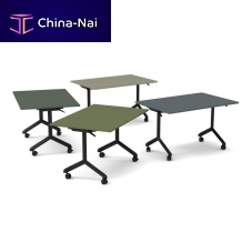 Contemporary table EDDYoaklaminatelinoleum