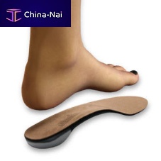 Orthopedic insole with plantar pad adultfor flat feet