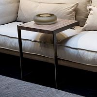 Contemporary side table MANTOVAplywoodbirchsteel base