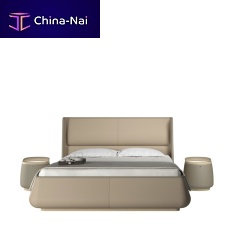 Double bed NEOScontemporaryupholsteredwith upholstered headboard