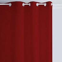 Plain curtain patternedeyelettab-top