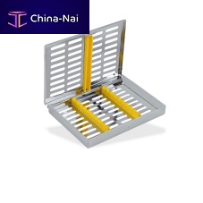 Dental instrument sterilization cassette CIL 022 001 001perforated