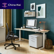Free-standing desk TENSOS2 personcontemporaryoak