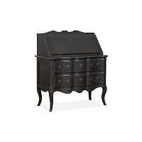 Classic secretary desk FRANCElacquered woodwith storage6-drawer