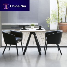 Contemporary table AKY CONTRACT MET 0098-4ashbeechHPL