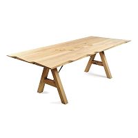 Scandinavian design table WAVEoakwalnutash