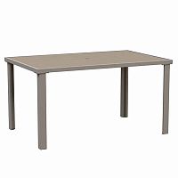 Contemporary dining table LORNA Seriesaluminumgalvanised steelrecycled plastic