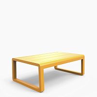 Contemporary coffee table Elitealuminiumaluminum baserectangular