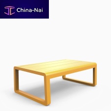 Contemporary coffee table Elitealuminiumaluminum baserectangular