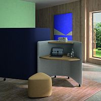 Stand-up desk IN OUTfree-standingcontemporarywooden