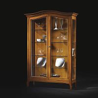 Traditional display case CVC019oakcherrywood