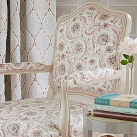 Upholstery fabric LES INDIENNES : BAVILLEfor curtainfloral patterncotton
