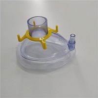 PVC anesthesia mask PA1502transparentwith valve