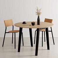 Contemporary table MODERNnatural oakpinerecycled plastic