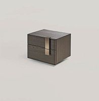 Contemporary bedside table MESHashmetalrectangular