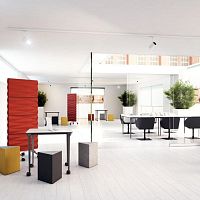 Contemporary table FOURaluminiummetal baserectangular