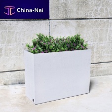 Concrete plant pot Slim 233fiberglassrectangularcommercial