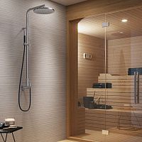 Commercial shower column CLASSY : W632.Ewith hand shower