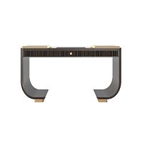 Contemporary dressing table 20211wood with gold leaf finishMacassar ebonymetal