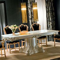 Classic dining table APOLLONIAcrystalrectangularfor hotel