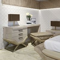 Contemporary sideboard table PUROlacquered woodmetal baserectangular