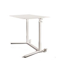 Free-standing computer table EDDYcontemporarystraightwhite
