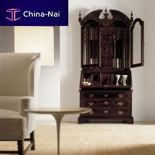 Traditional secretary desk K265walnutrosewoodwith storage