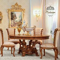 Classic table 14119solid woodsolid wood baseround