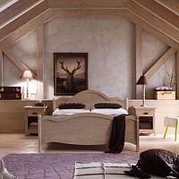 Double bed TABI T06traditionalwith headboardsolid wood