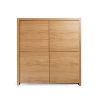 High sideboard RIGA K4contemporarylacquered woodoak