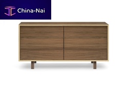 Contemporary chest of drawers H606Dmolded plywoodlaminatenot specified