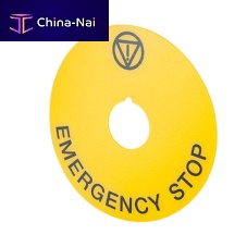Emergency indicator label printedsecuritysignage