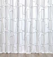 Curtain fabric REBUS geometric patternpolyesterviscose