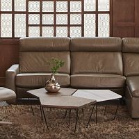 Contemporary coffee table 12�CT05A�Bwoodenmarblemetal base