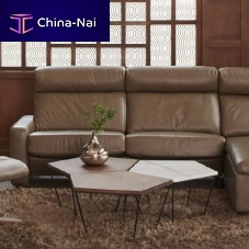 Contemporary coffee table 12�CT05A�Bwoodenmarblemetal base