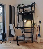 Wall-mounted desk EMBRACEcontemporaryoakstraight