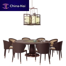 Contemporary table ISTOwood veneersucupiranatural stone