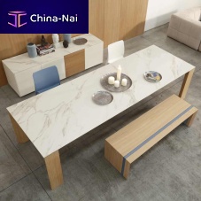 Contemporary table ICONsolid woodashceramic
