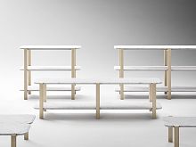 Low shelf ALAKAcontemporarysolid woodmarble