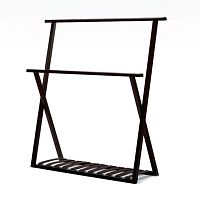 2-bar towel rack NEMOfloor-standingoak
