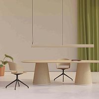Design table CONICashplywood baseround