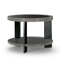 Contemporary coffee table BLACK & MOREwoodenglassmarble