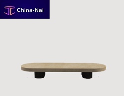 Contemporary coffee table FROGoakcementwooden base