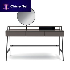 Contemporary dressing table VENEREwoodenlacquered metaltempered glass