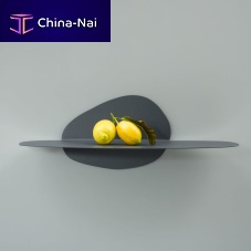 Wall-mounted shelf surface smallcontemporarypainted metalblack