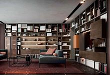 Free-standing bookcase Liberafloor-to-ceilingcornercontemporary