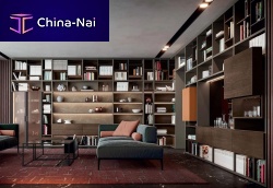 Free-standing bookcase Liberafloor-to-ceilingcornercontemporary