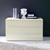 Contemporary chest of drawers ENEA lacquered woodlacquered glassnot specified