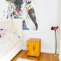 Traditional bedside table KARPIKwoodenwooden basesquare
