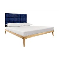 Double bed AMARANTHsinglecontemporarywith upholstered headboard